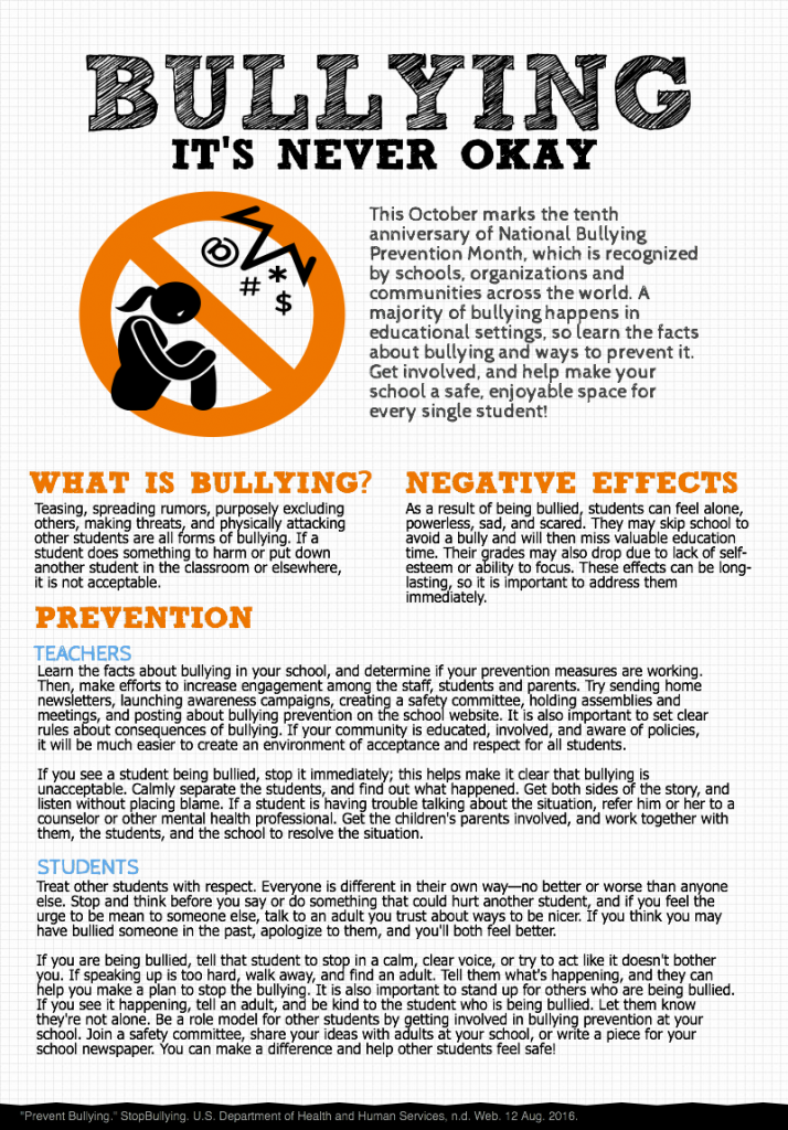 October is Bullying Prevention Month - WorkPlacePro Blog